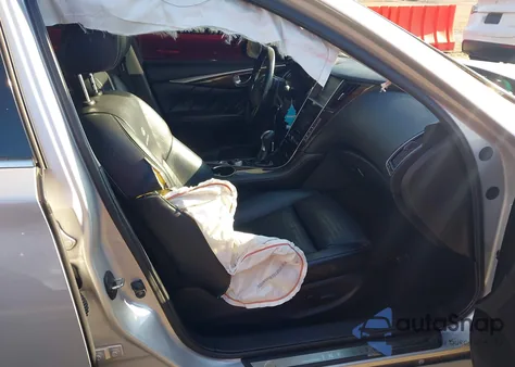 2014 Infiniti Q50 Sport из США, поврежденный, VIN JN1BV7ARXEM683084